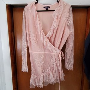 Long sleeve lace shirt